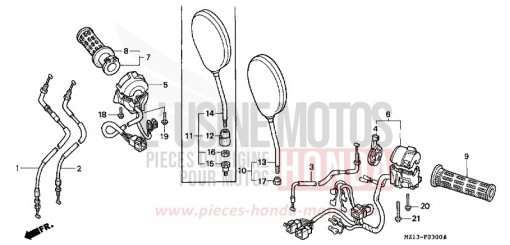 CABLE/COMMUTATEUR CB1000FT de 1996